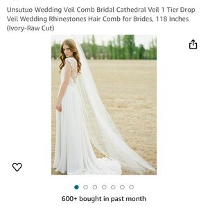 Ivory Cathedral Length Wedding Veil
